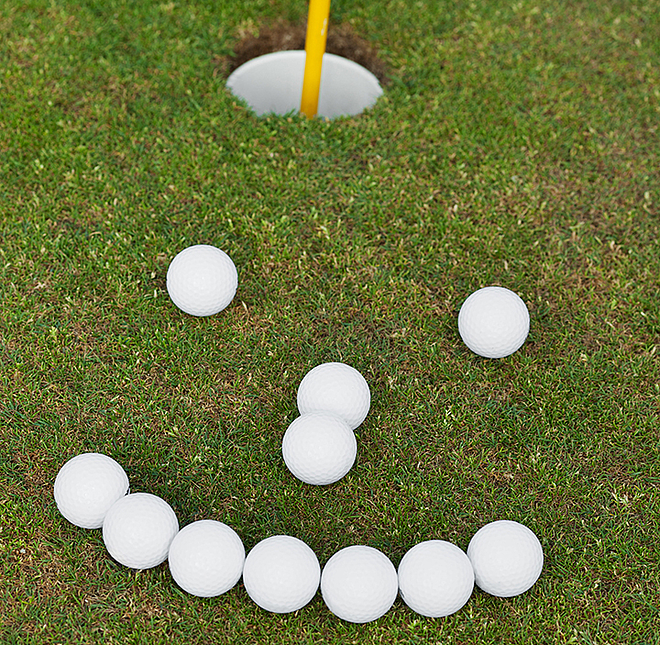 Smilie Golfball